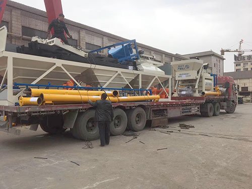 Camelway One More HZS50 Concrete Batch Plant for Uzbekistan