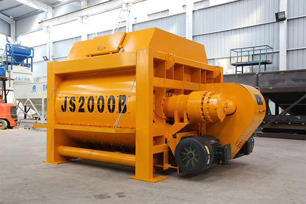 twin-shaft compulsory concrete mixer