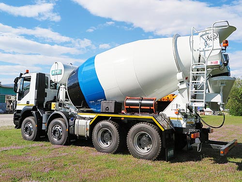 Concrete mixer trucks