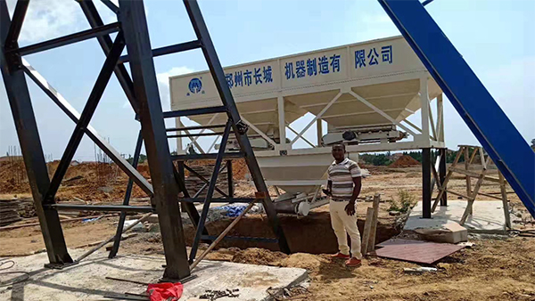 concrete plant installs in Ghana