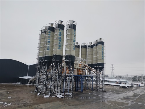 Doble HZS120 Concrete Batching Plant For Government Projects