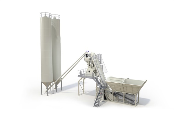 Foundation free Concrete Batching Plant