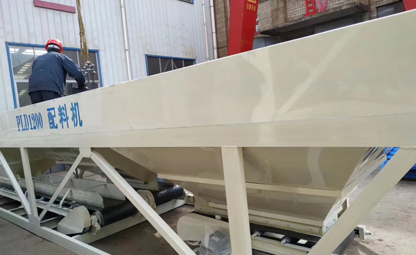 hzs25 concrete plant deliveries in factory