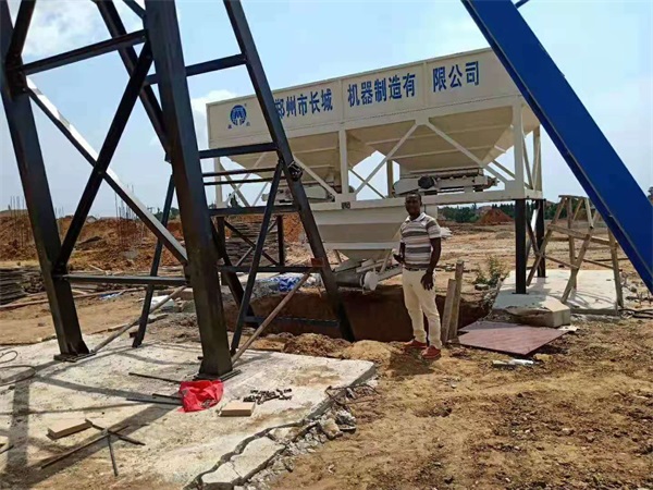 HZS50 Concrete Batching Palnt For Sale Ghana