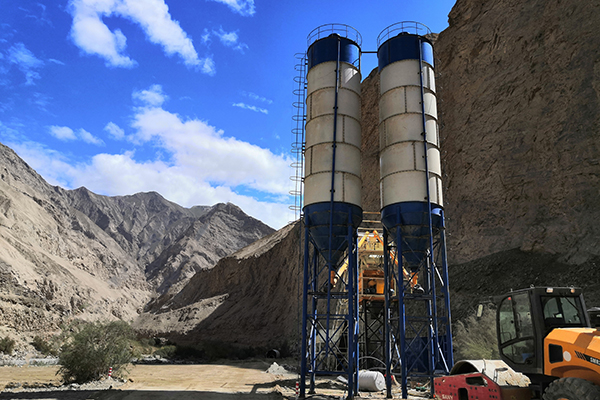 hzs50 concrete batching plant