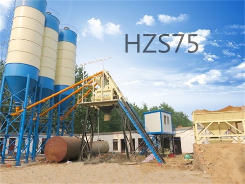 HZS75 concrete batching plant configuration list1