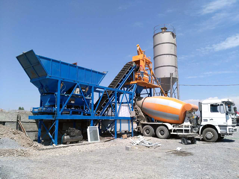 mobile concrete batching plant