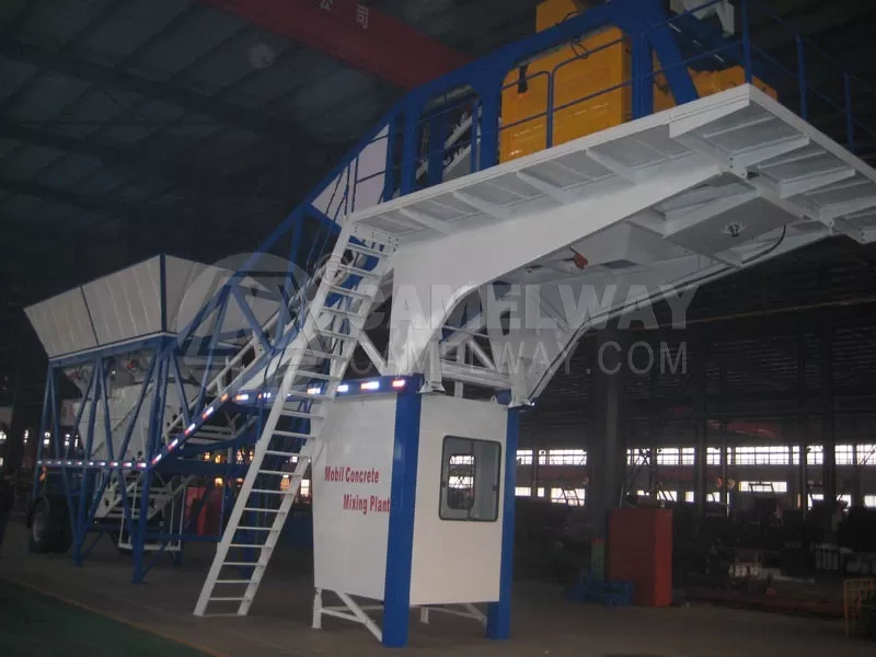 mobile concrete batching plant