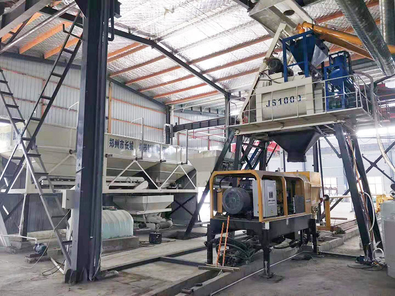 precast concrete mixing plant