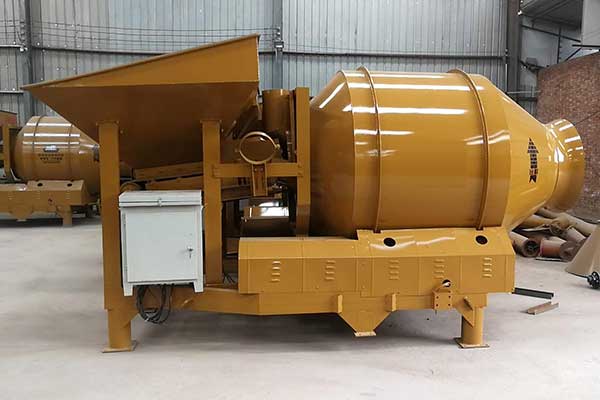 self falling concrete mixer