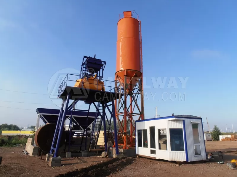 skip Hoist Concrete Batching Plant